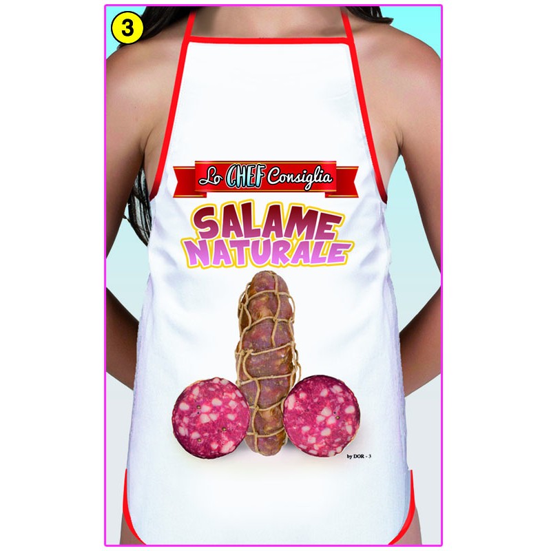 GREMBIULE DELLO CHEF – SALAME NATURALE