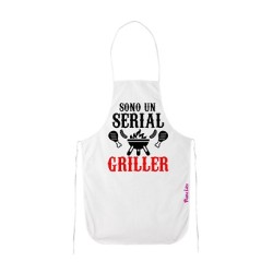 grembiule uomo con scritta griller