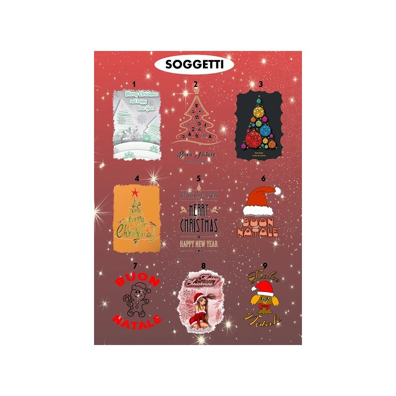 Locandine soggetti buon natale