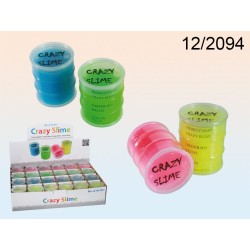 12/2094 - Crazy-Slime, in barile, 4 colori ass., 24 pz. per displayEAN 4029811326549