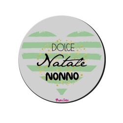 magnete con dedica natalizia al nonno