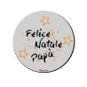 magnete con scrtitta natalizia dedicata al papà