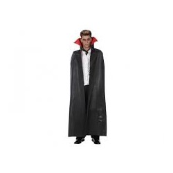 Mantello nero adulto cm 140 halloween carnevale