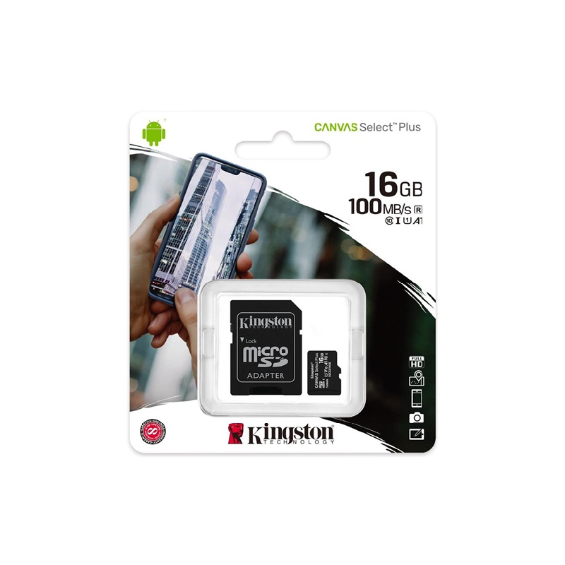 micro SD HG KINGSTON 16 gb