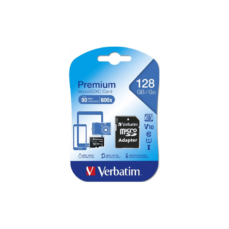 micro sdhc card Verbatin 128 gb