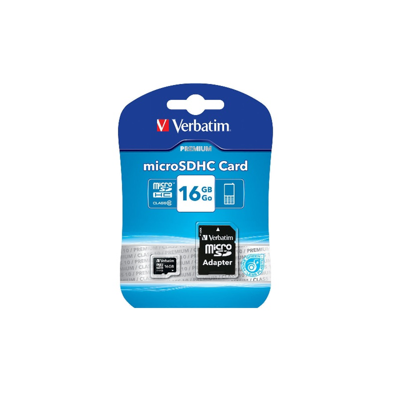 micro sdhc card Verbatin 16 gb