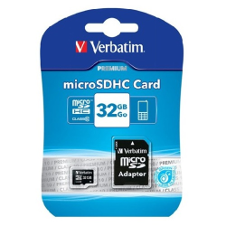 micro sdhc card Verbatin 32 gb