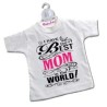 Mini t-shirt con ventosa con stampa i have the best mom in the world festa della mamma