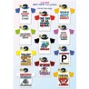 MINI T-SHIRT con ventosa minimo pezzi 3 per soggetto