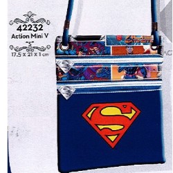 Mini tracolla Superman 17,5x21x1 cm