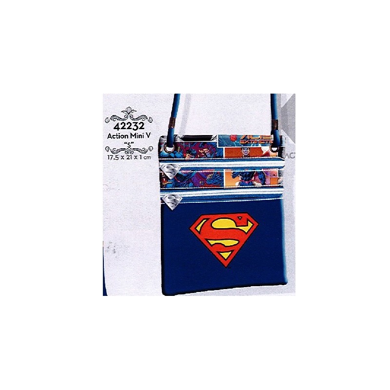 Mini tracolla Superman 17,5x21x1 cm