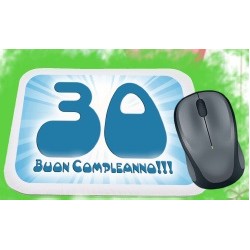 Mouse pad compleanno 30 anni