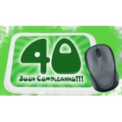 Mouse pad compleanno 40 anni