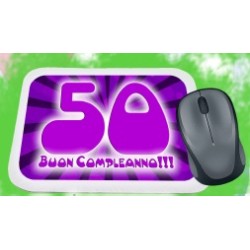 Mouse pad compleanno 50 anni