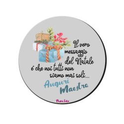 Mouse pad con frase: Auguri...