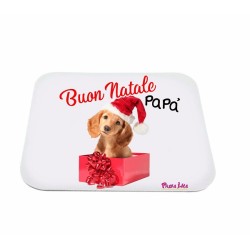 Mouse pad con frase: Buon natale papa', M 18x20