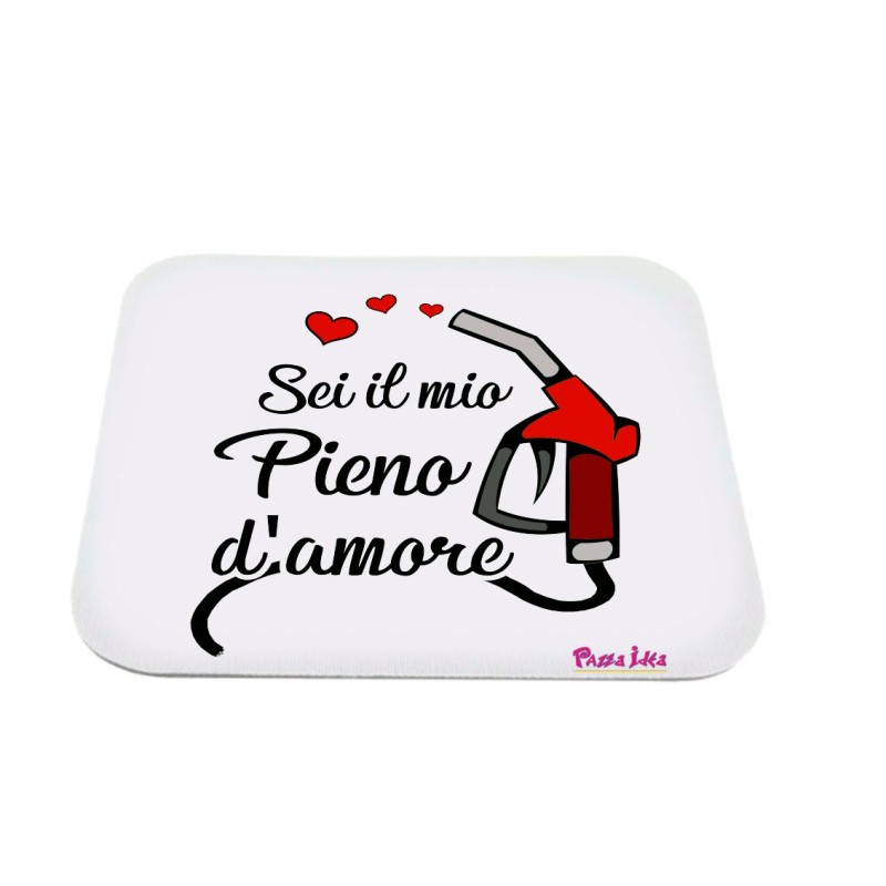 mousepad rettangolare cm 180x200 san valentino con scritta sei il mio pieno d'amore