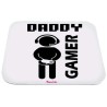 Mousepad rettangolare con stampa daddy gamer festa del papà