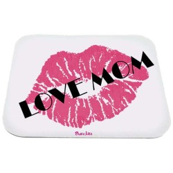 Mousepad rettangolare con stampa love mom festa della mamma