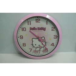 orologio muro hello kitty glitter