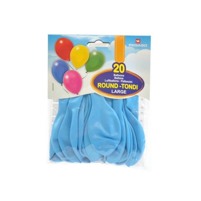 palloncini large azzurri conf 20 pezzi