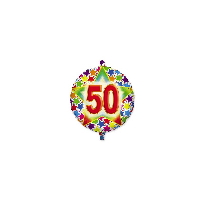 Palloncini mylar cm 45 buon compleanno 50 anni 18 "