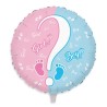 Palloncino Mylar 18" Baby Girl or Boy? cm 45