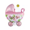 Pallone gonfiabile ad elio o aria baby girl cm 82x108 cm in foil