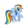 Pallone mylar my little pony azzurro supershape cm 76x83