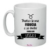 tazza in ceramica uomo o donna con scritta simpatica segno toro