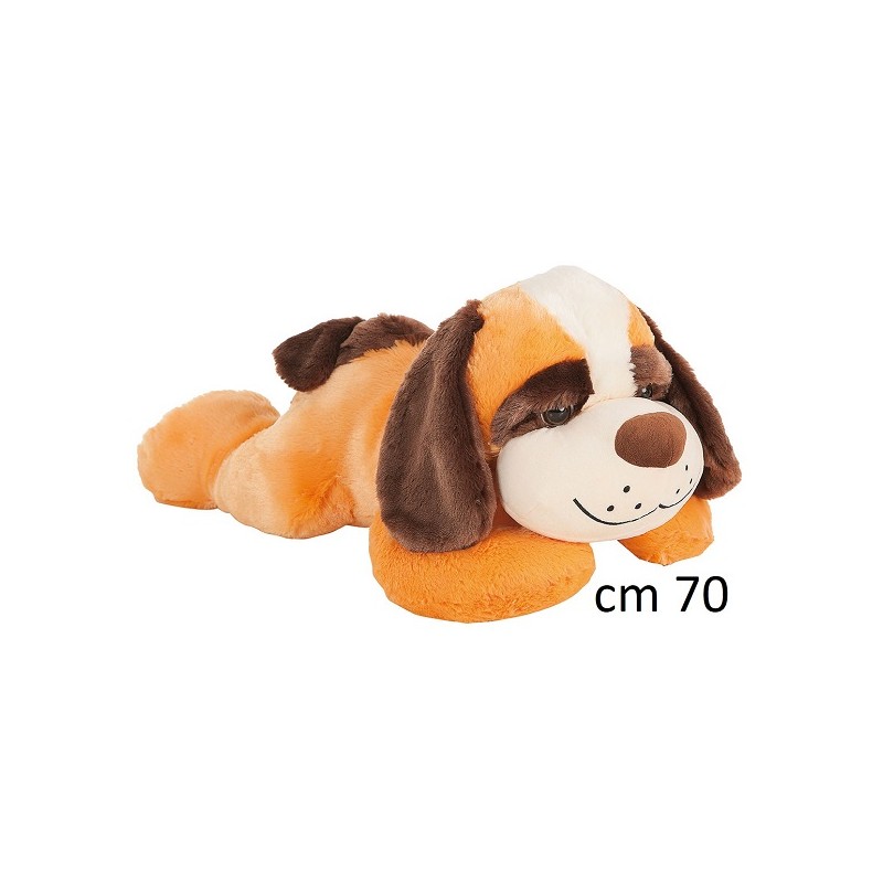 peluche gigante cane bernardo cm 70