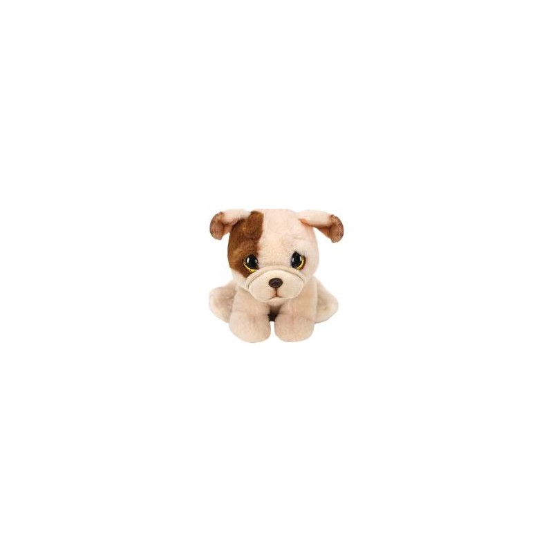 Peluche TY Cane Bulldog Houghie Beanie Babies 15 cm Occhi Dolci