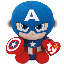 PELUCHE TY MARVEL CAPTAIN...