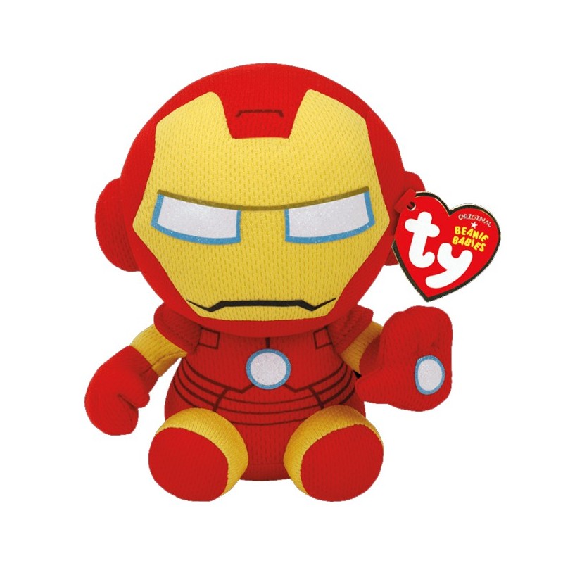 PELUCHE TY MARVEL IRON MAN 20 CM