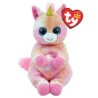 Peluche ty unicorno cm 15 seduto antistress