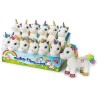 Peluche unicorno arcobaleno in display pz 12 cm 16