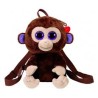 peluche zainetto scimietta covonut ty gear cm 29x18