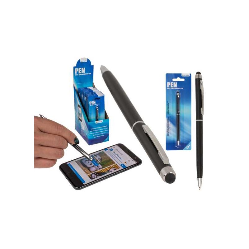 Penna touchscreen stulus 2 in 1 in blister