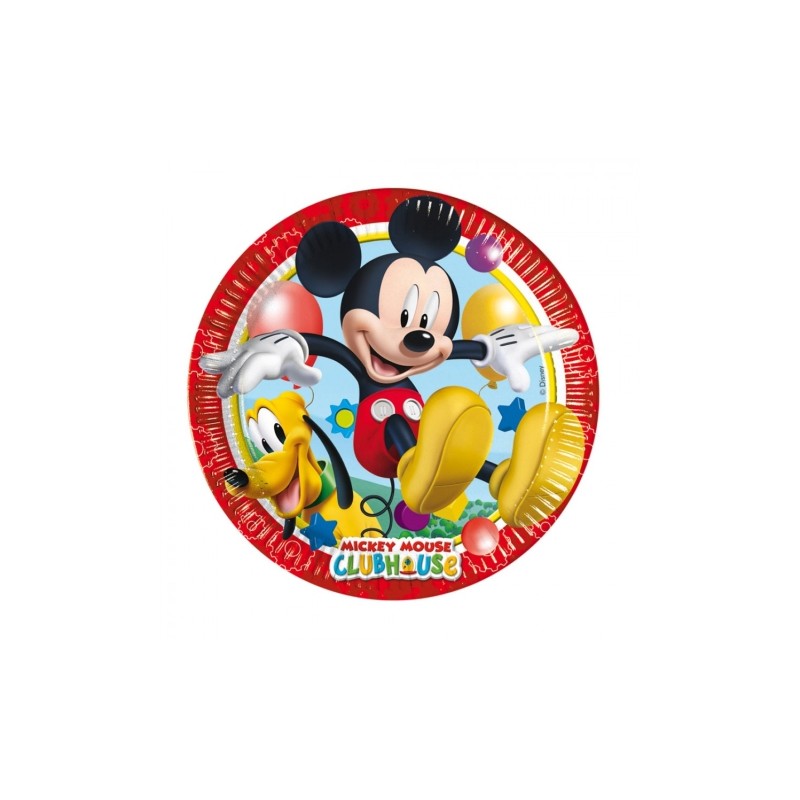 Piatti piani 23 cm. Mickey Mouse cf. 8