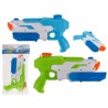 Pistola ad acqua,ca. 30 cm, in plastica, 2 colori ass., in busta di plastica con headercard