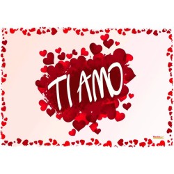 poster ti amo cm 70x100 in...