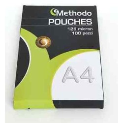 POUCHES FORMATO A4 PER PLASTIFICATRICE A CALDO 125 MY CONF. 100 FOGLI