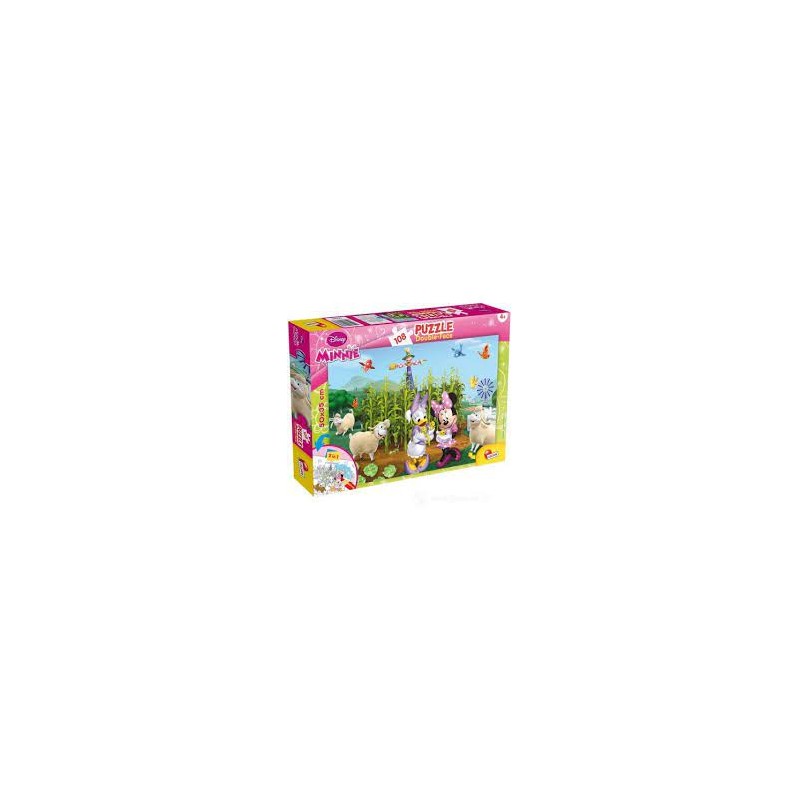 Puzzle minnie  2 in 1 df plus 108 pezzi