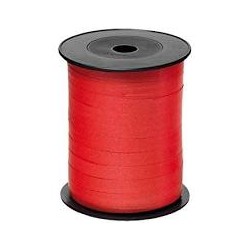 Rotolo nastrino rosso per pacchi liscio mm 9,5x250 mt