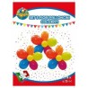 Set 3 fiori da costruire con i palloncini multicolo magic ball party