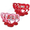 set 4 festoni da tavolo happy love