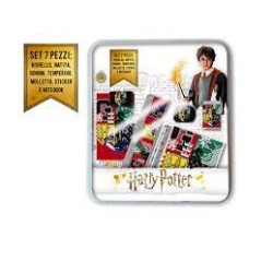 set cancelleria con 7 pezzi harry potter