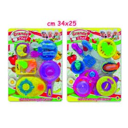 set cucina con accessori cartellina cm 34x25