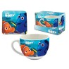 set tazza+sottobicchiere dory porcellana