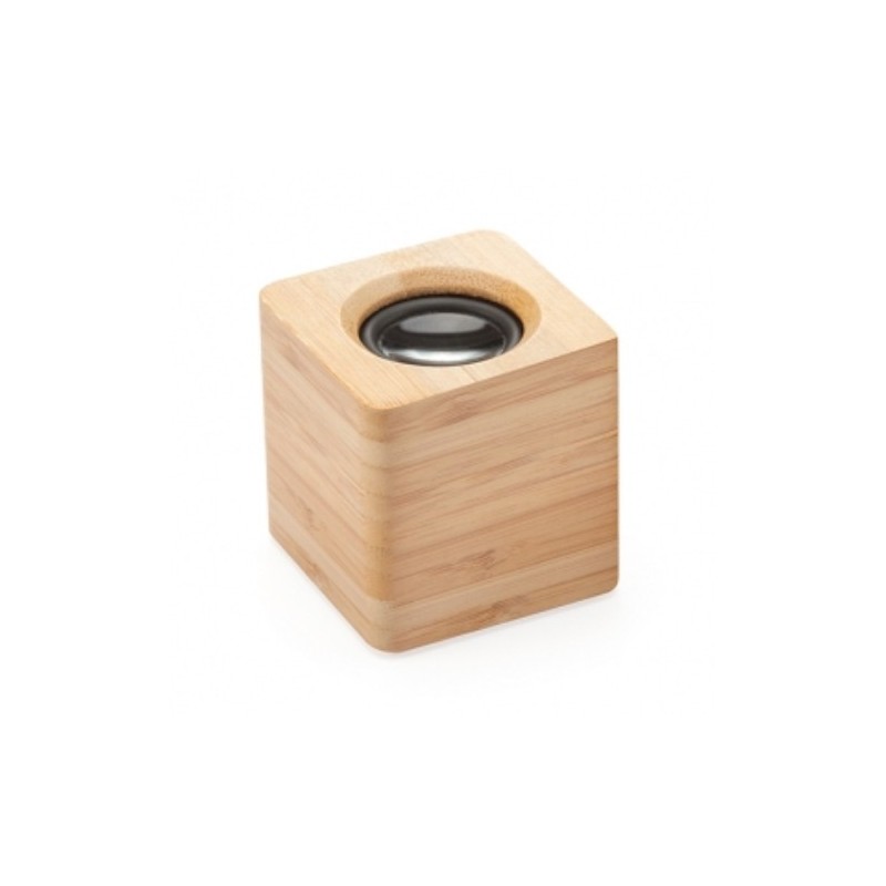 Speaker wireless con corpo in legno. Ideale per la personalizzazione laser. Bluetooth 3.0. Potenza 3W. Batteria ricaricabile. C